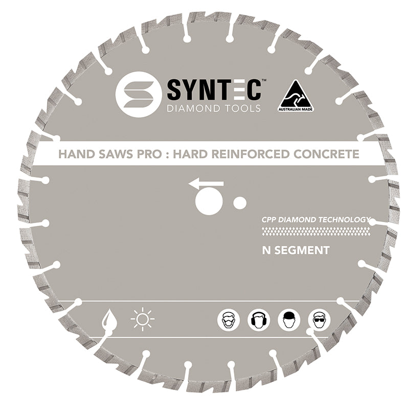 Diamond Blades Pro Range CPP N Segment Hard Reinforced Concrete for
