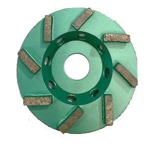 SYSC498 | 4" Spiral Cup Wheel-8 Seg-C Grit